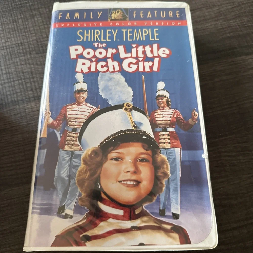 Vintage Shirley Temple Family Feature Color Version VHS Tapes Set Of 7
